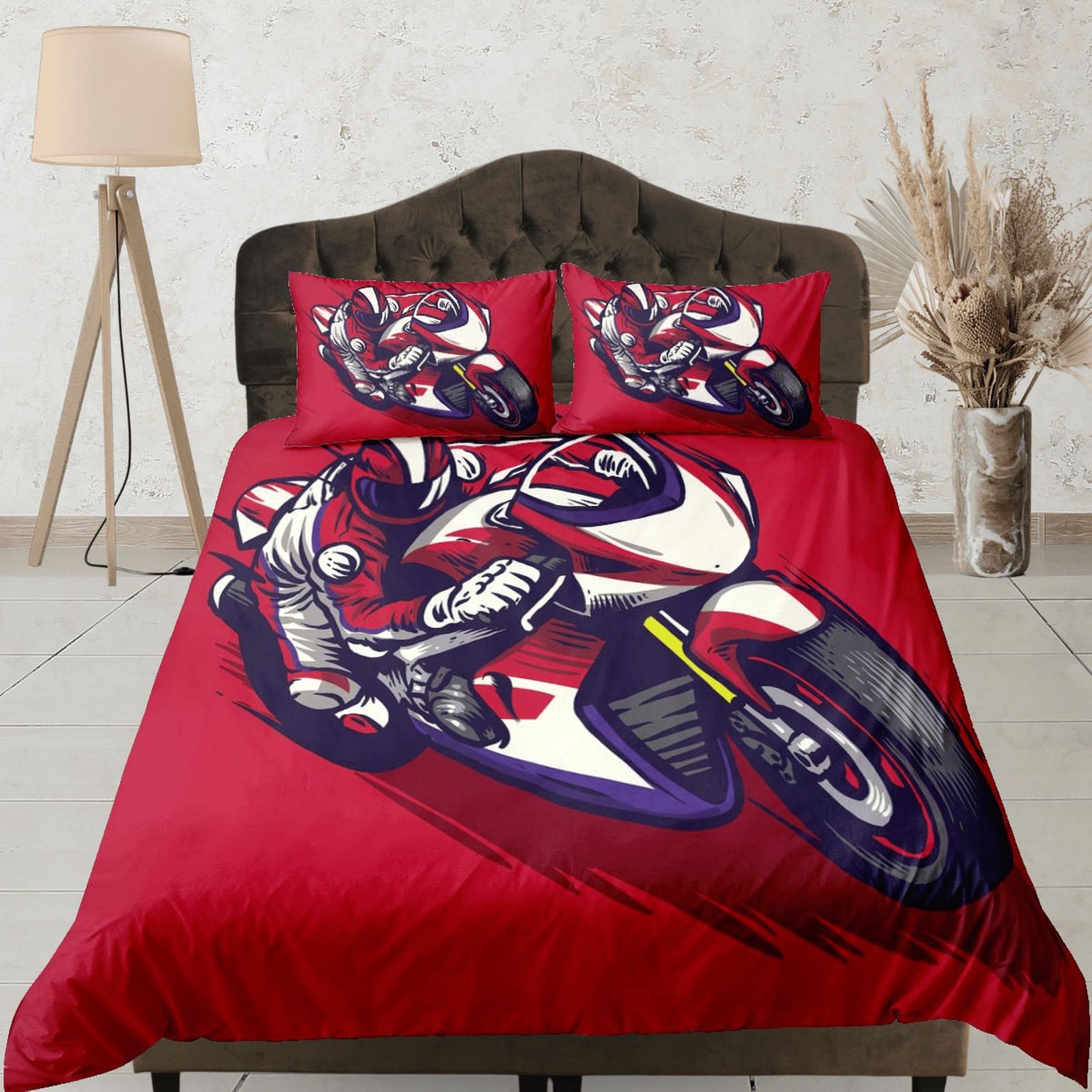 Cotton Duvet Cover Set Aesthetic Quilt Cover Zipper Bedding Cute Boho Shabby Chic