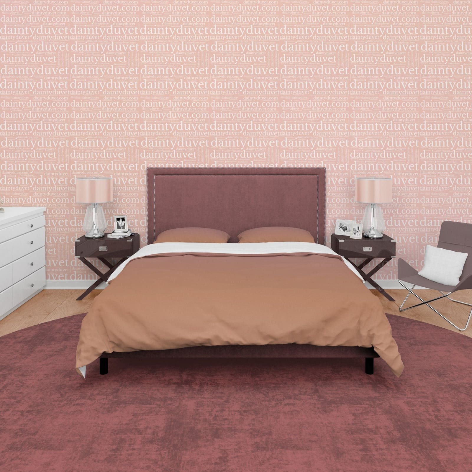 Plain Brown Autumn Duvet Cover Fall Bedding Set, Neutral Colors Aesthetic Quilt Cover, Boho Bedspread, Printed Bed Cover,…