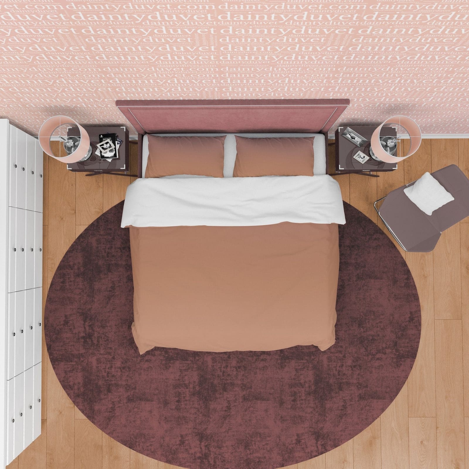 Plain Brown Autumn Duvet Cover Fall Bedding Set, Neutral Colors Aesthetic Quilt Cover, Boho Bedspread, Printed Bed Cover,…