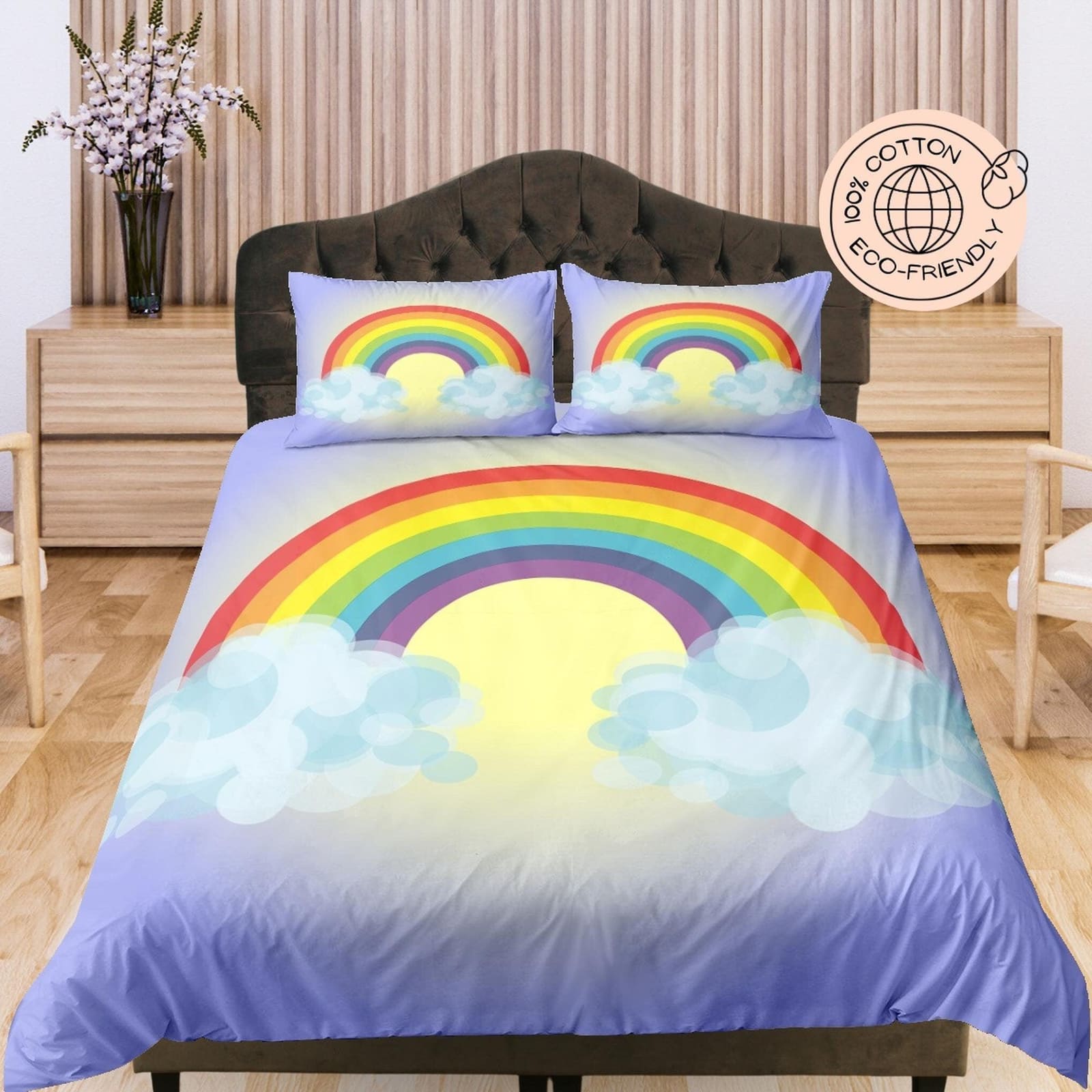 Rainbow duvet cover sets