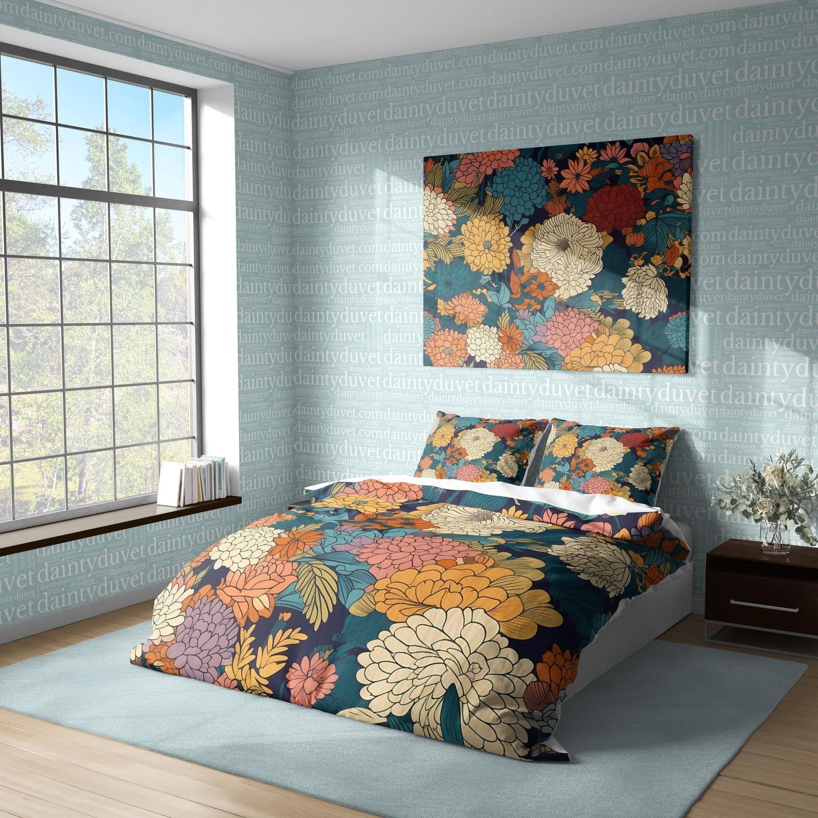 Japanese Bedding Set, Cotton Duvet Cover
