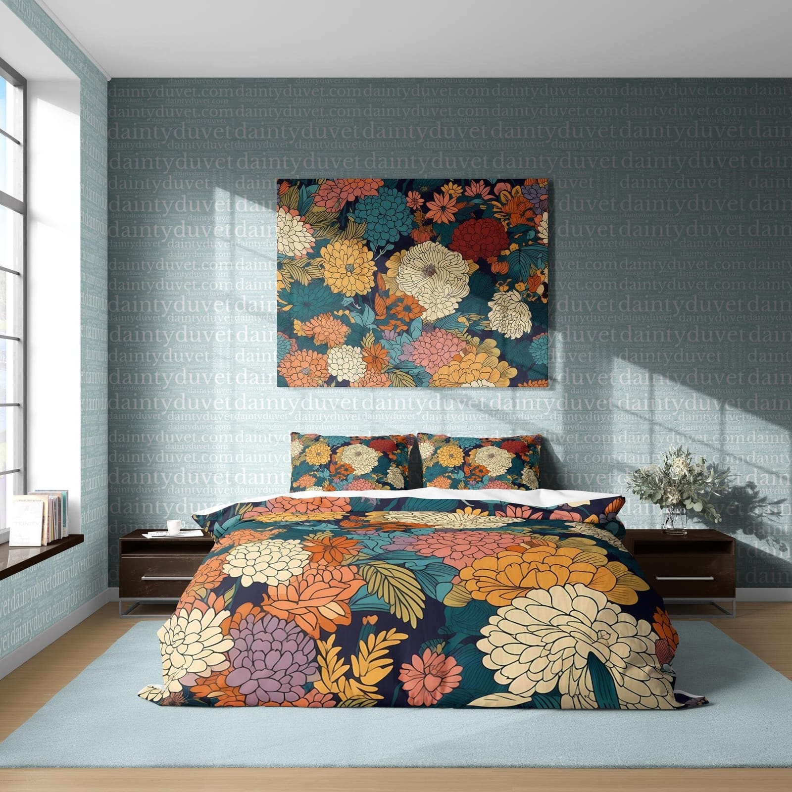 Japanese Bedding Set, Cotton Duvet Cover